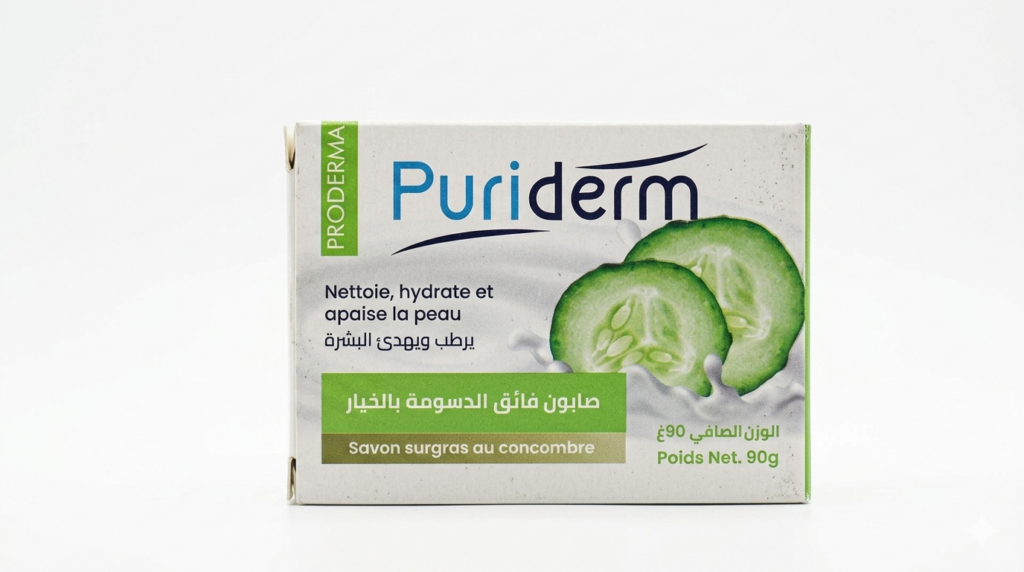 PURIDERM Savon Concombre