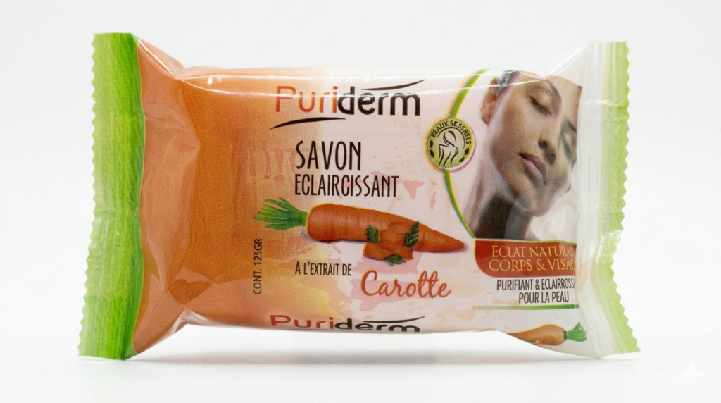 PURIDERM Savon à l’Extrait de Carotte